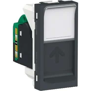 Módulo Tomada RJ-45 CAT5E. Cinza Orion S70540094 Schneider