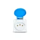Tomada de Embutir Quasar com Tampa 2P +T 10A S8640 Steck 