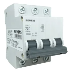 Disjuntor Trifásico 63A 5SJ13637MB Siemens 