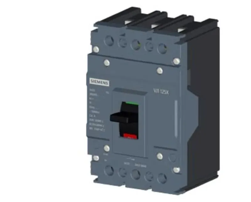 Disjuntor Tripolar Caixa Moldada Fixo 100A 25KA 3VJ10103DA320AA0 Siemens 