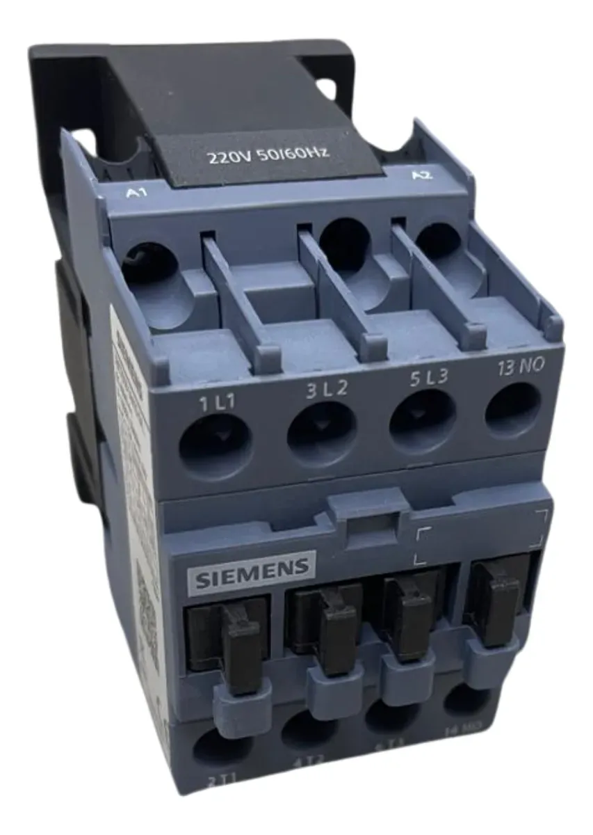 Contator Tripolar 18A 1NA 220VCA 3MT70181AA100AN2 Siemens 