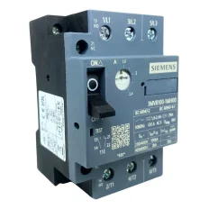 Disjuntor Motor Tripolar 4A 1N+1NF 3MV81001MH00 Siemens 