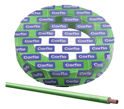 Cabo Flexivel de Cobre 0.50MM 750V Verde - 100MT 