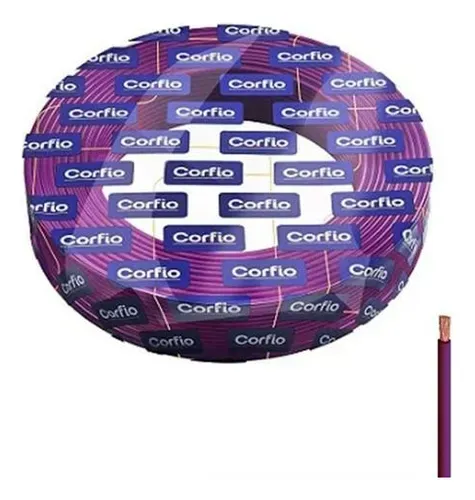 Cabo Flexivel de Cobre 0.50MM 750V Lilas - 100MT