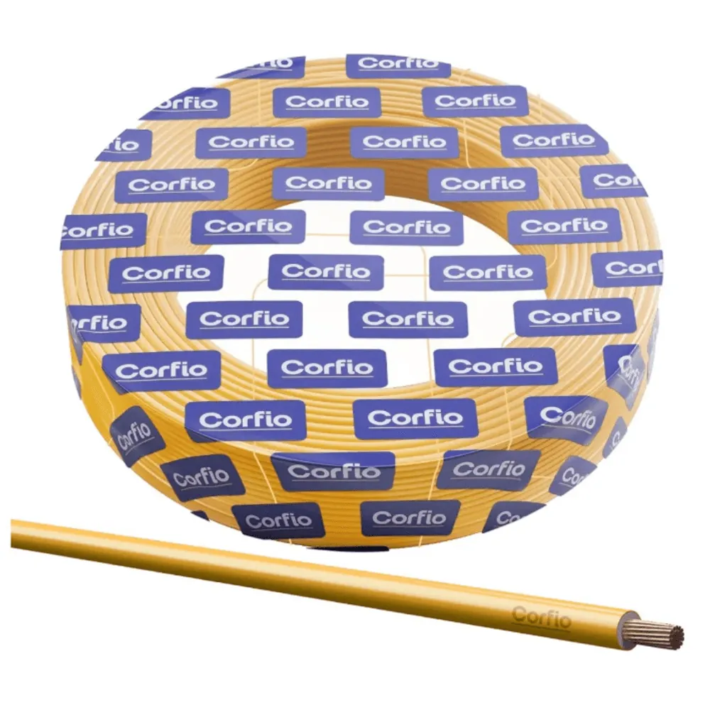 Cabo Flexivel de Cobre 2.50MM Amarelo - 100MT 