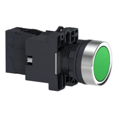 Botão Iluminado LED 220V 22MM XA2EW33B1 Schneider