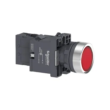 Botão Iluminado LED 220V 22MM 1NA XA2EW34M Schneider