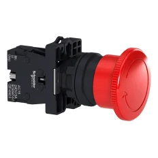 Botão Soco de Emergência 22MM 1NF XA2ES542 Schneider 