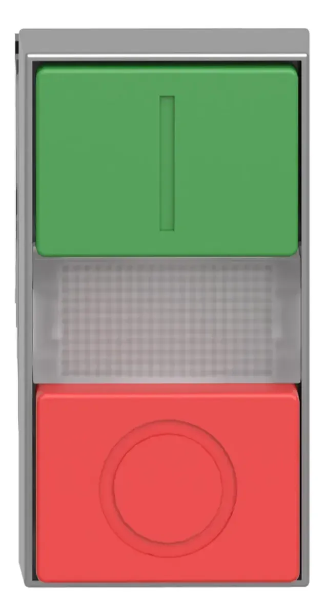 Botão Duplo Luminoso 24V 1NA+1NF XA2EW7L3741B5 Schneider