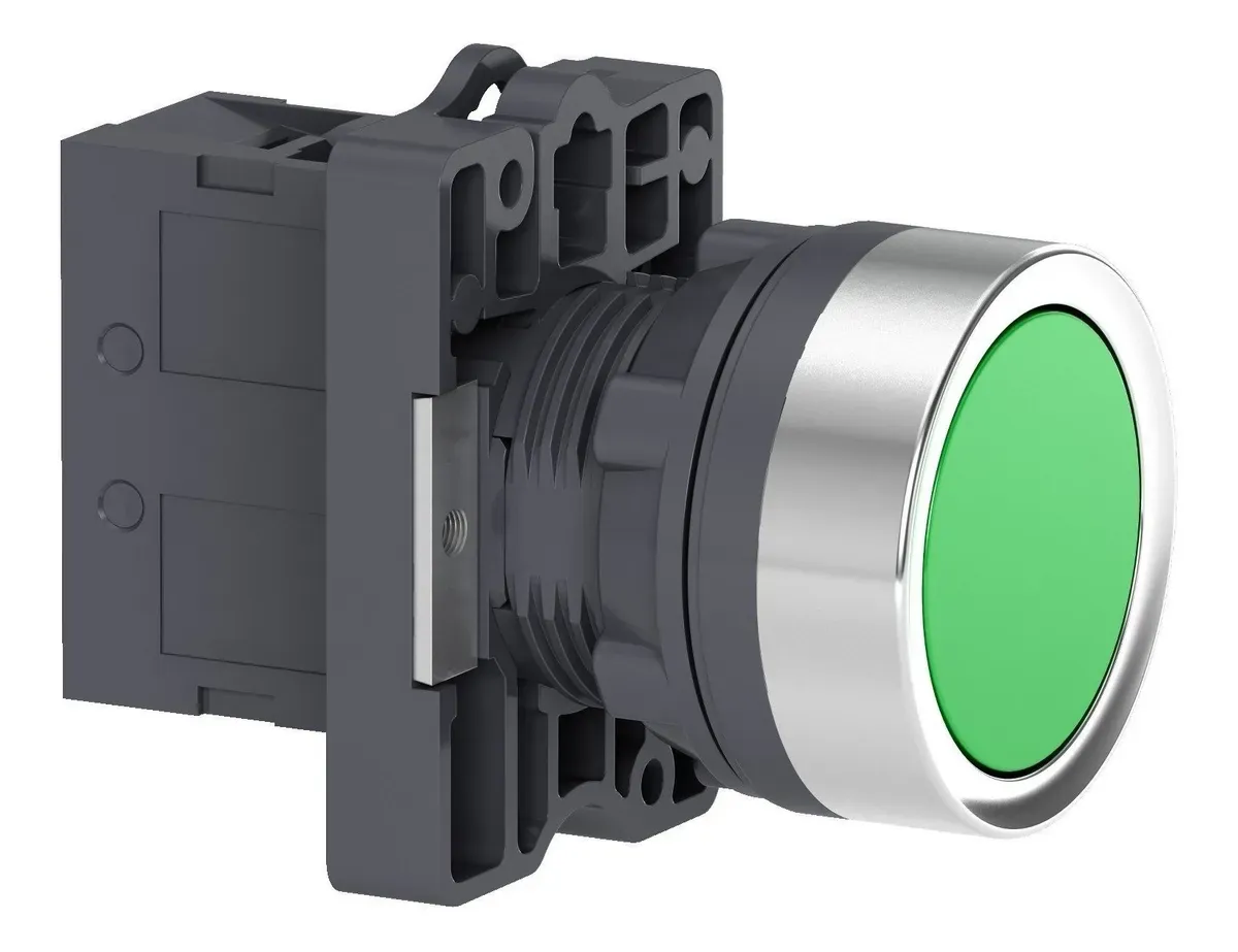 Botão Retorno Por Mola 1NA 22MM Verde XA2AA31 Schneider
