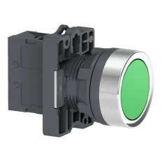 Botão Retorno Por Mola 1NA 22MM Verde XA2AA31 Schneider