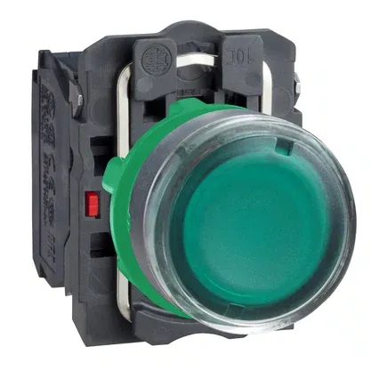 Botão Luminoso Verde Sem Lampada 250V XB5AW3365 Schneider