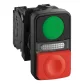 Botão Duplo Luminoso 220V XB5AW7A3740M5 Schneider 