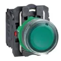 Botão Luminoso LED Verde 220V XB5AW33M1 Schneider