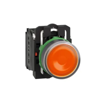 Botão Luminoso Laranja 22MM LED XB5AW35B5 Schneider