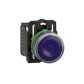 Botão Luminoso LED Azul 22MM 24V XB5AW36B5 Schneider