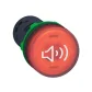 Sinalizador Sonoro Vermelho 24V XB5KS2B4 Schneider 