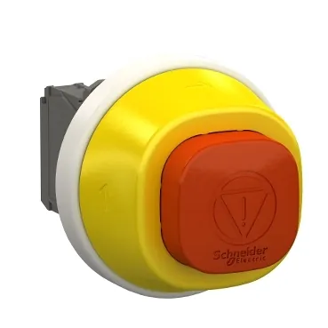 Botão de Impulso Emergência Gira e Destrava 22MM XB5AS84W3B41 Schneider