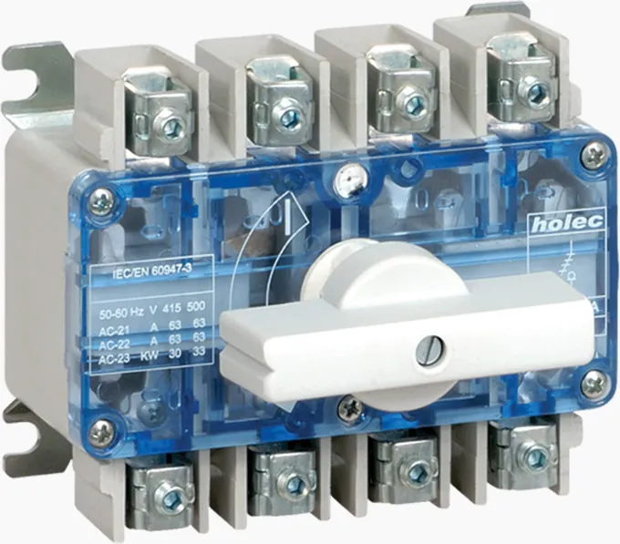 Contato Auxiliar 1NA+1NF 160A S32-63 Holec 