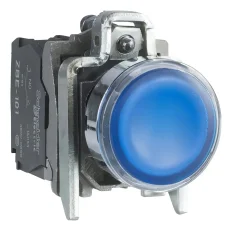 Botão Led Azul 24V 22MM ZB5AW0B61 Schneider 