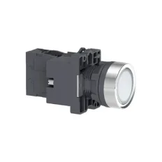 Botão Plastico Luminoso Branco 1NA 24V XA2EW31B1 Schneider