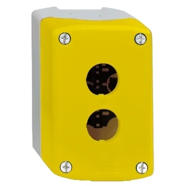 Botoeira 2 Furos Vazia Amarelo 22MM XALK02 Schneider