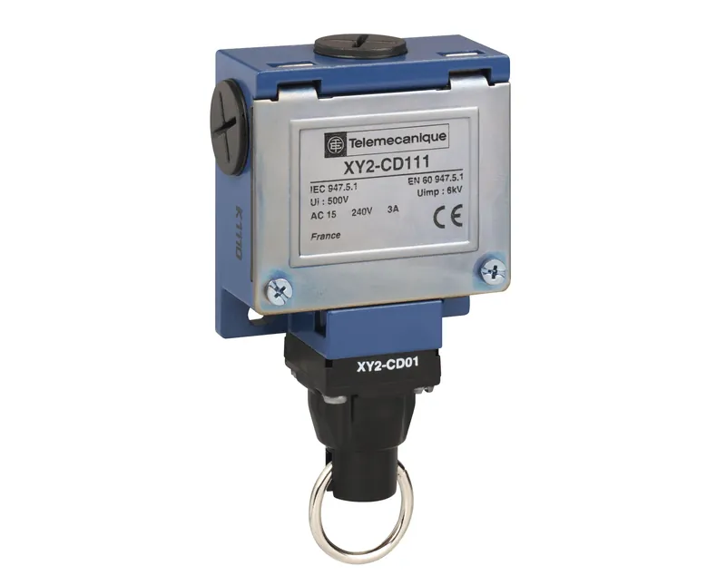 Chave de Segurança Metalica por Cabo 240V XY2CD111 Schneider 