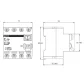 Interruptor Diferencial 4P 125A 30MA SDR4125003 Steck 
