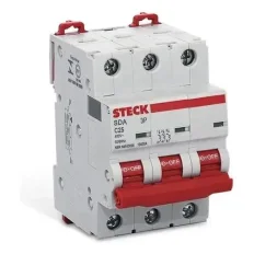 Disjuntor Trifásico 10A SDD3C100 Steck 