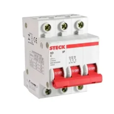 Disjuntor Trifásico 125A SDD3C125 Steck 