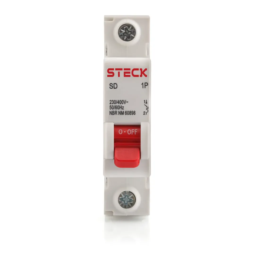 Disjuntor Monofásico 10A SDD61C10 Steck
