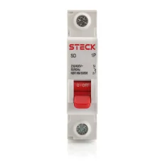 Disjuntor Monofásico 10A SDD61C10 Steck 