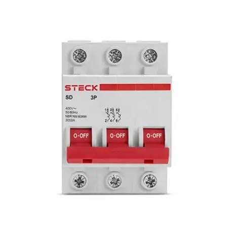 Disjuntor Trifásico 20A SDD63C20 Steck 