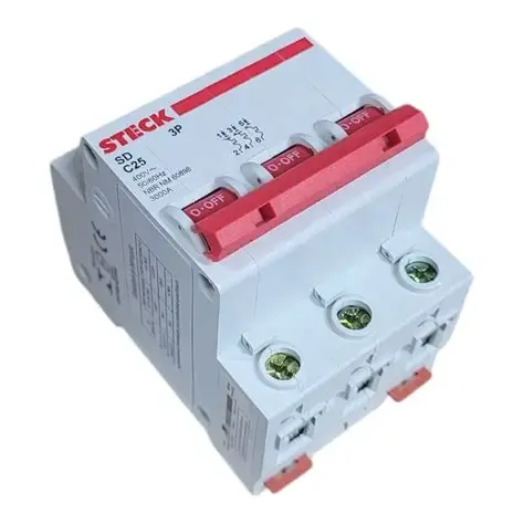 Disjuntor Trifásico 25A SDD63C25 Steck 