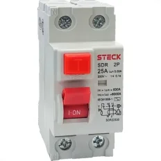 Interruptor Diferencial 2P 25A 30MA SDR22530 Steck 