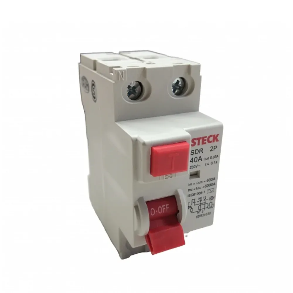 Interruptor Diferecial 2P 40A 30MA SDR24030 Steck 