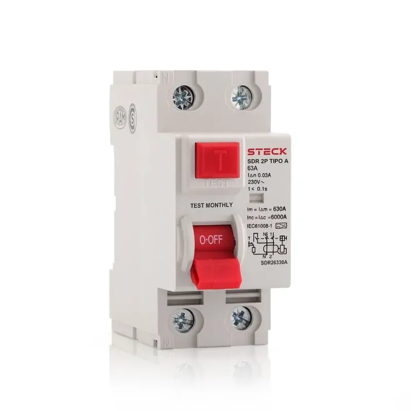 Interruptor Diferencial 2P 63A 30MA SDR26330 Steck 