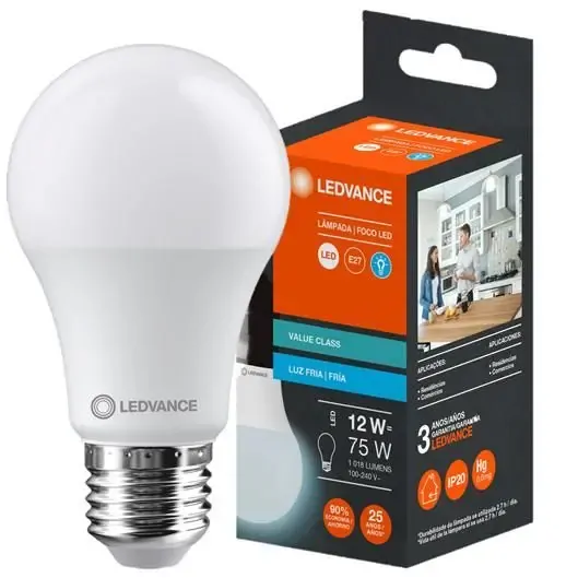 Lampada LED Bulbo 12W 6500K 7023346 Ledvance 