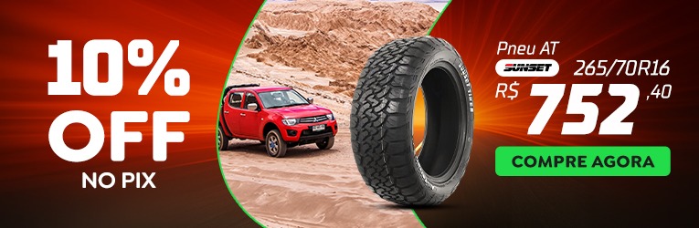 2) Pneu 265/70R16 112t All Terrain Sunset (letras brancas)