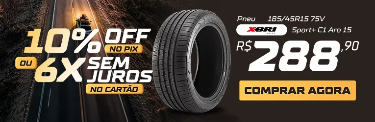 2) Pneu 185/45R15 75V Sport+ C1 Xbri