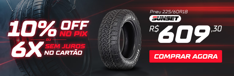 4) Pneu 225/60R18 104H All Terrain Sunset (Letras Brancas)