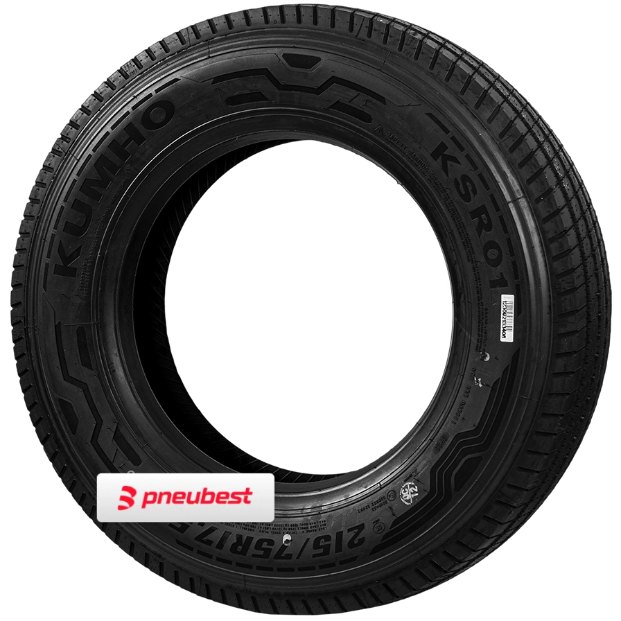 Pneu 215/75R17.5 Liso 16 Lonas 126/124L KSR01 Kumho