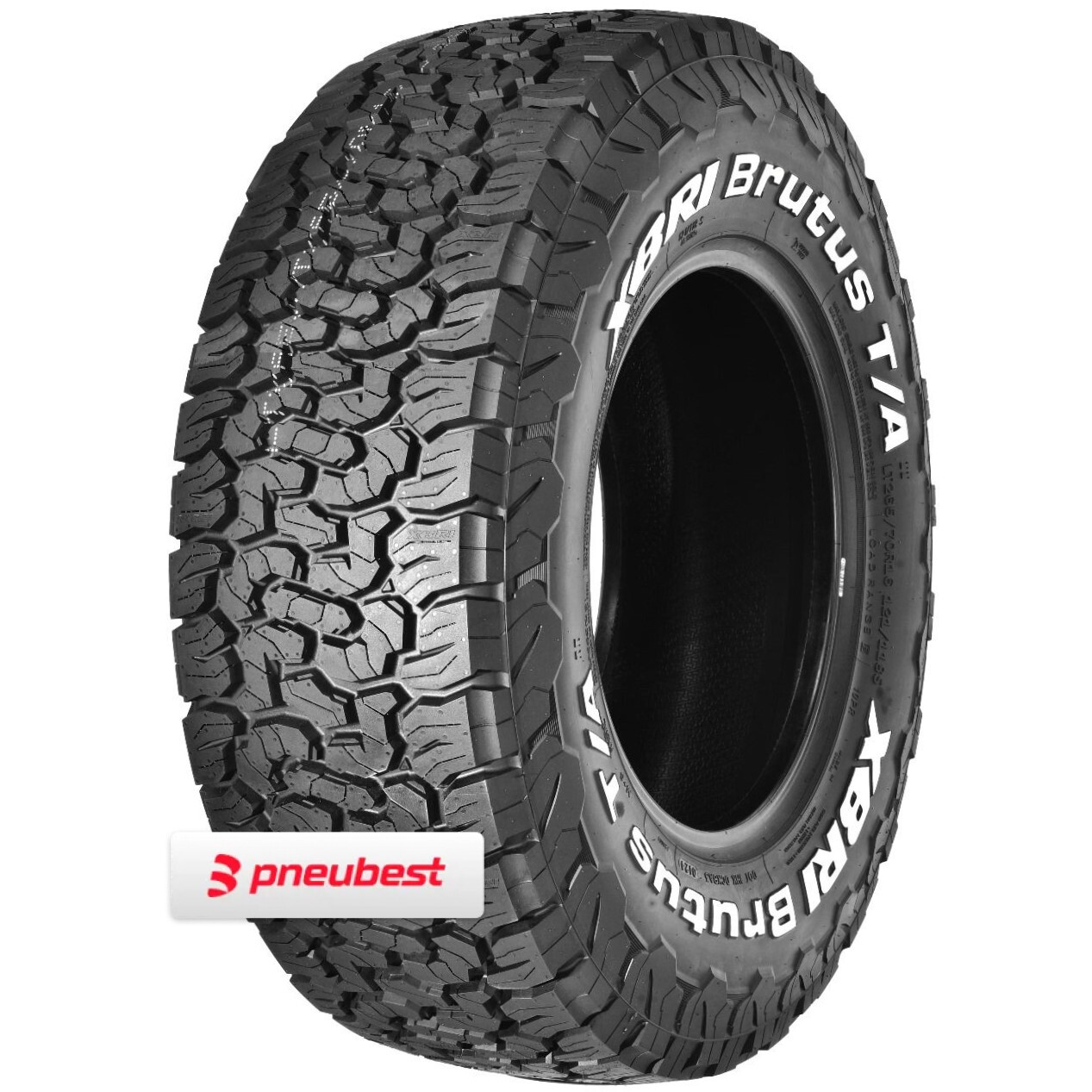 Pneu 265/65R17 LT 10 Lonas 120/117S Brutus TA II Xbri (Letras Brancas)