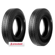 Kit 2 Pneu 750-16 Liso 14 Lonas 122/118K LP23 BBW