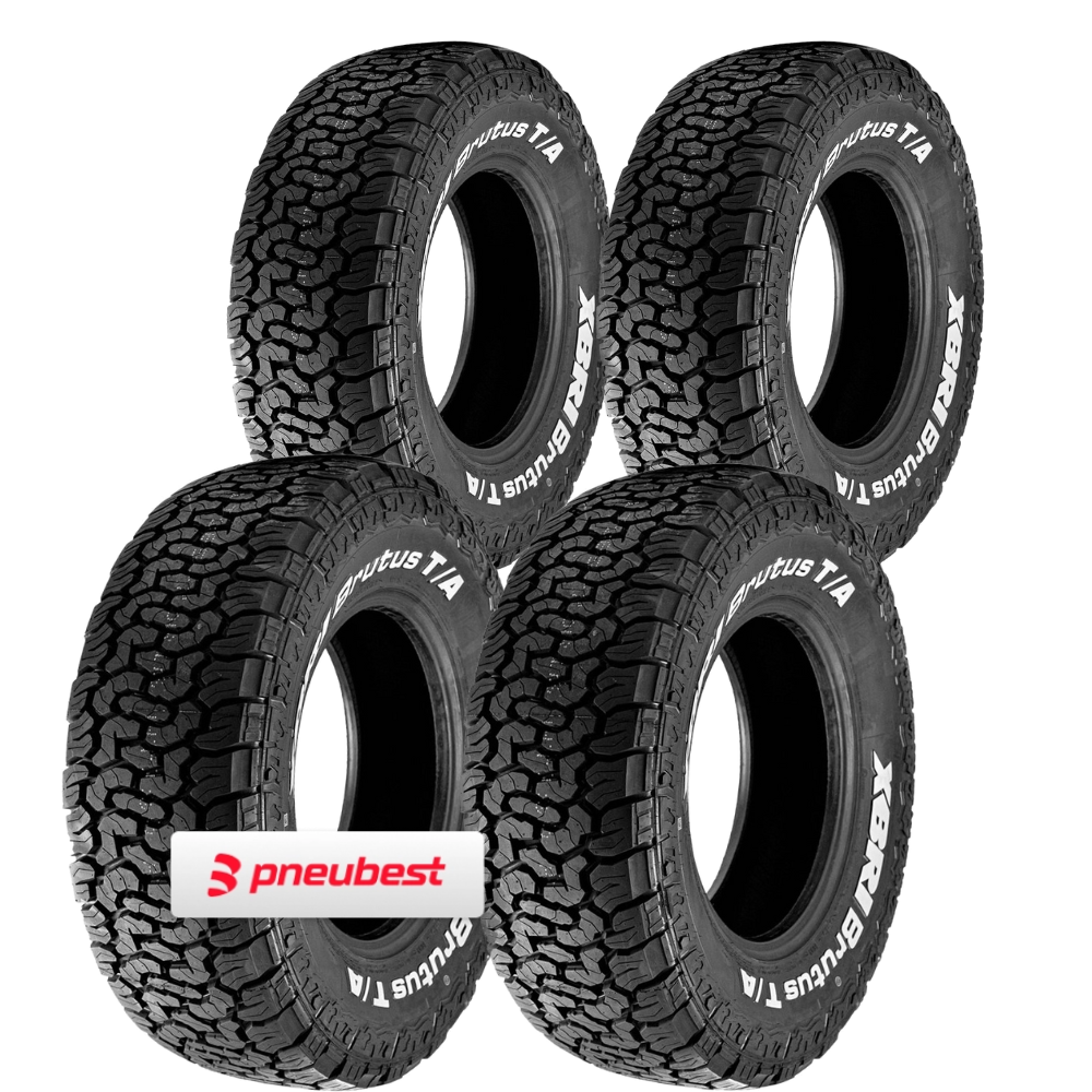 Kit 4 Pneus 265/75R16 LT 10 Lonas 123/120R Brutus II Xbri (Letras Brancas)