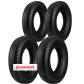 Kit 4 Pneus 7.50-16 Liso 14 Lonas 122/118K DR22 Durable
