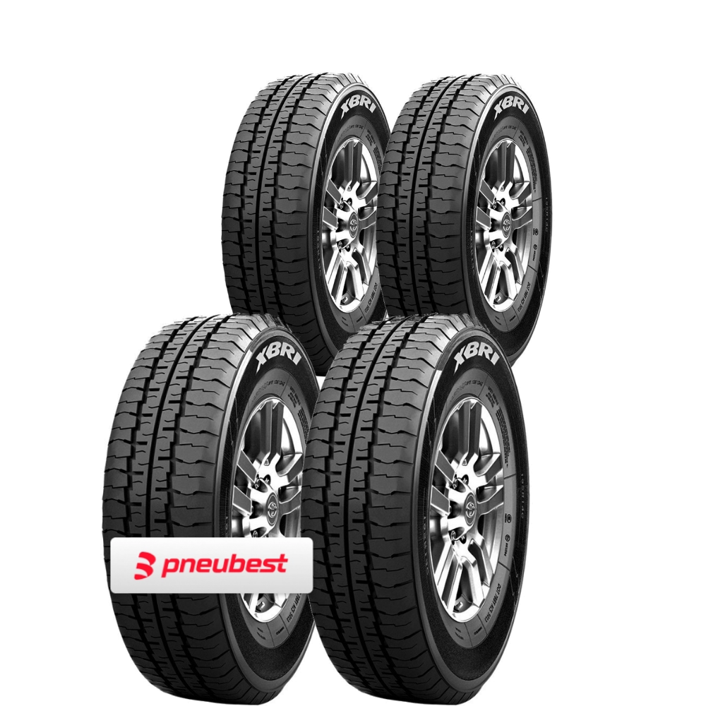 Kit 4 Pneus 195/70R15 C 8 Lonas 104/102R Cargoplus Xbri