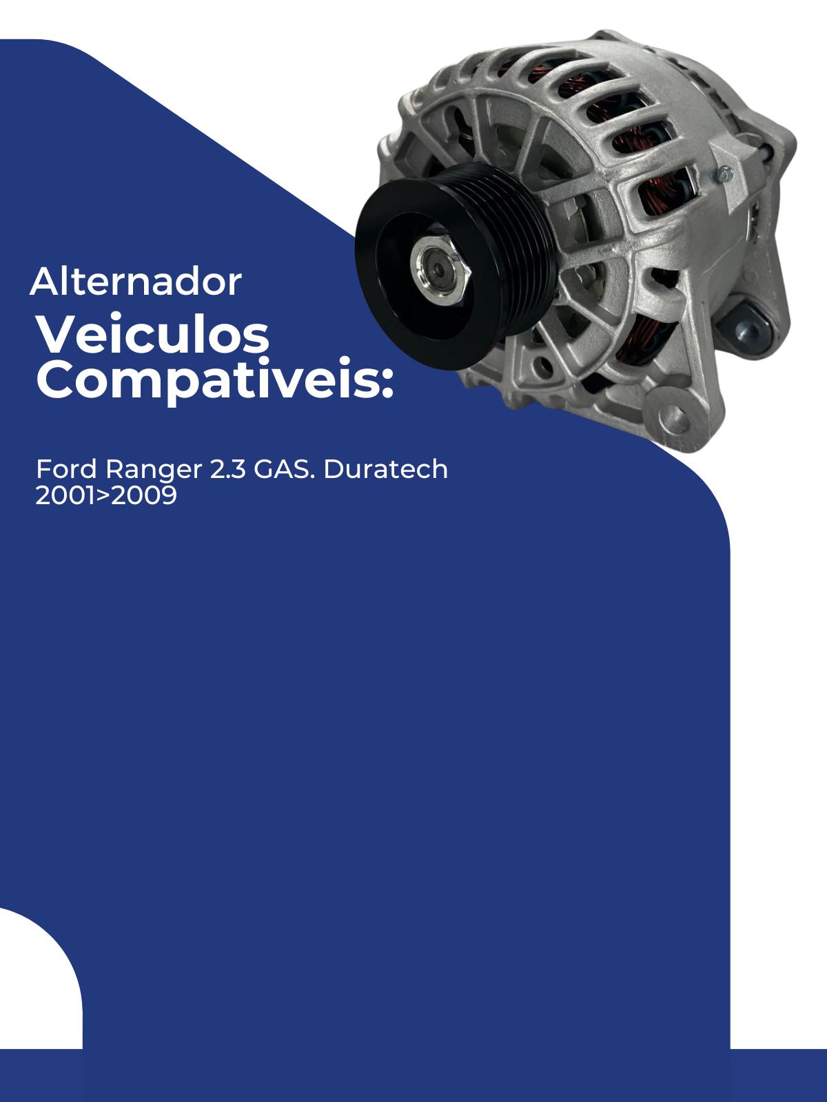 Alternador Ford Ranger 2.3 Gasolina 12v 110a 2001 - 2009