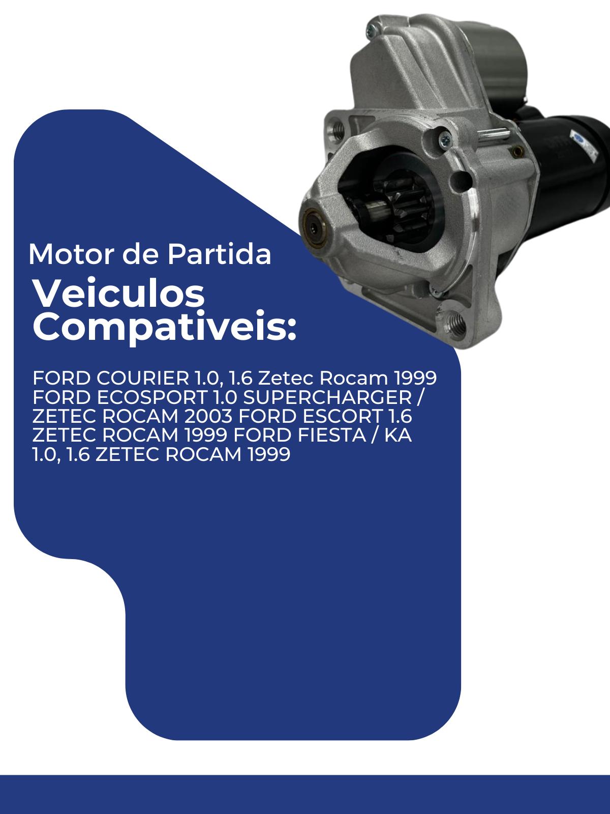 Fiesta Escort Ecoesport Ka -12v 10d Starter Motor