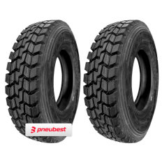 Kit 2 Pneus 215/75r17.5 Borrachudo 18 Lonas 135/133J FT68 Fortune